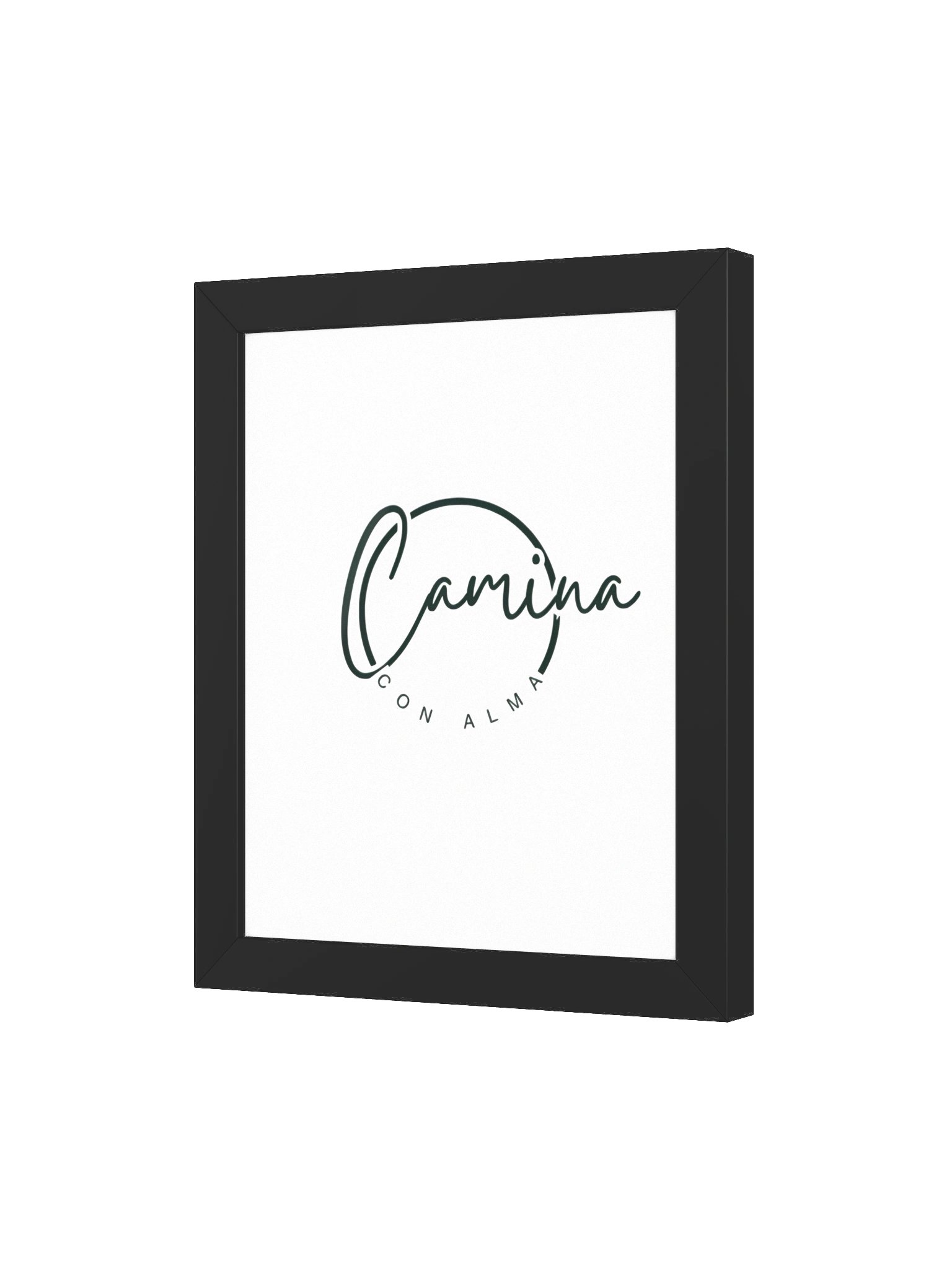 Camina con Alma Script Logo Framed Poster product image (3)