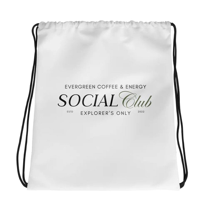 Social Club Drawstring Bag | Sip Society product image (1)