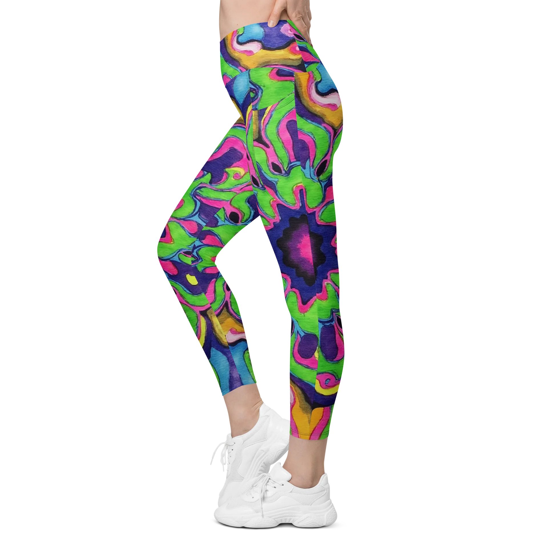 Barry Grady Psychedelic Leggings with Pockets product image (4)
