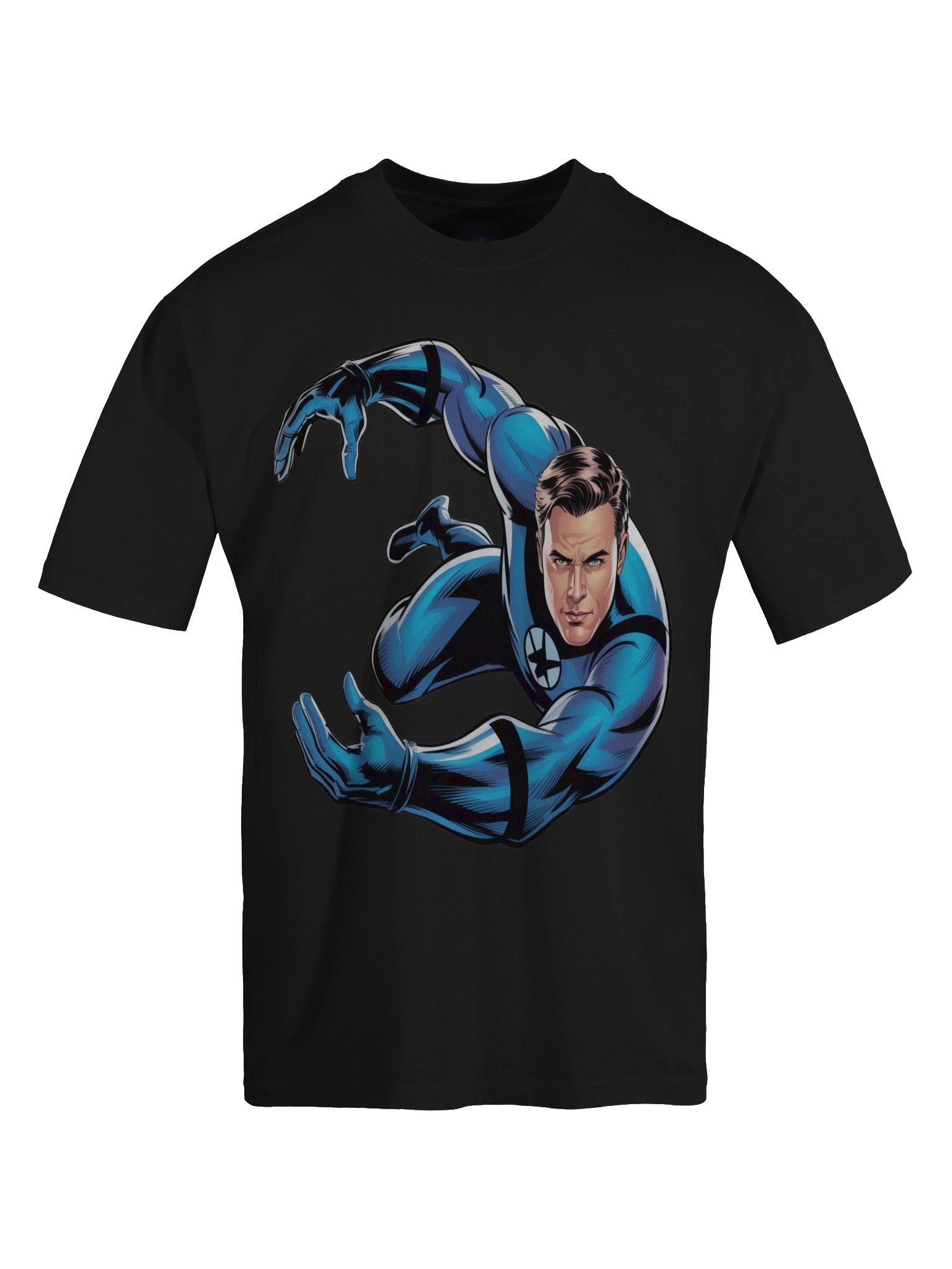 Mister Fantastic Dynamic Flex Oversized Faded T-Shirt – Azure Limb Labyrinth product image (1)