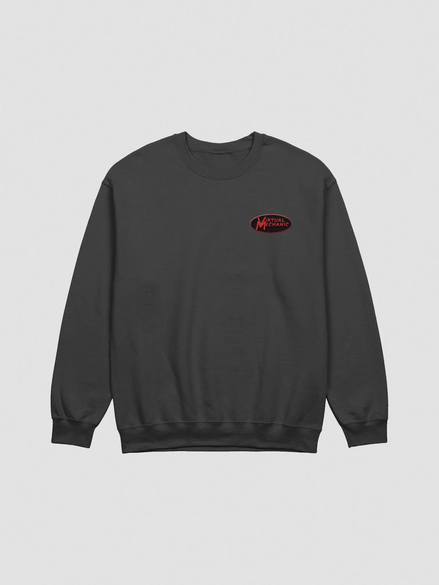 Virtual Mechanic Logo Crewneck Sweatshirt Embroidered product image (1)