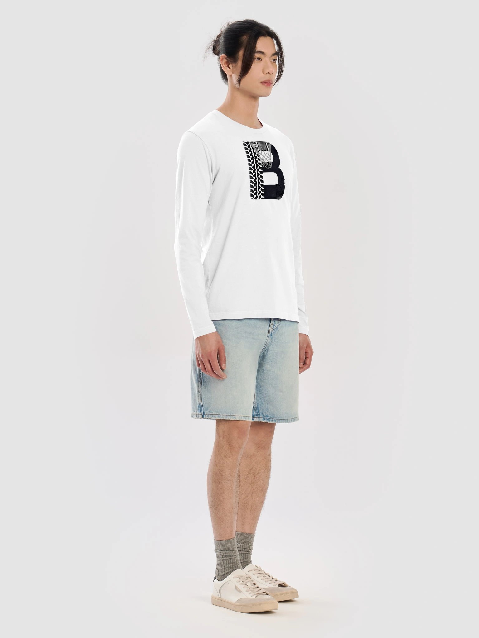 Blacktop Brand Basketball Long Sleeve Tee product image (7)