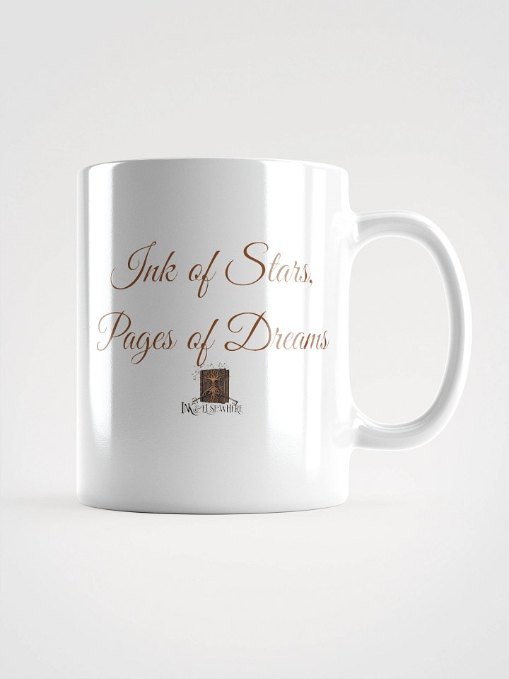 Ink and Elsewhere "Ink of Stars, Pages of Dreams" Mug #8 – For the Reader Who Knows That Every Shelf Holds a Secret Door product image (1)