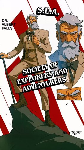Imagine this: S.E.A. isn’t a secret society anymore... we think it’s a cinematic universe waiting to explode. Adventurers. Cu...