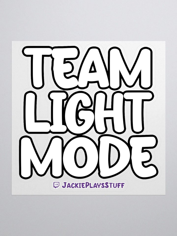 Team Light Mode Sticker product image (1)