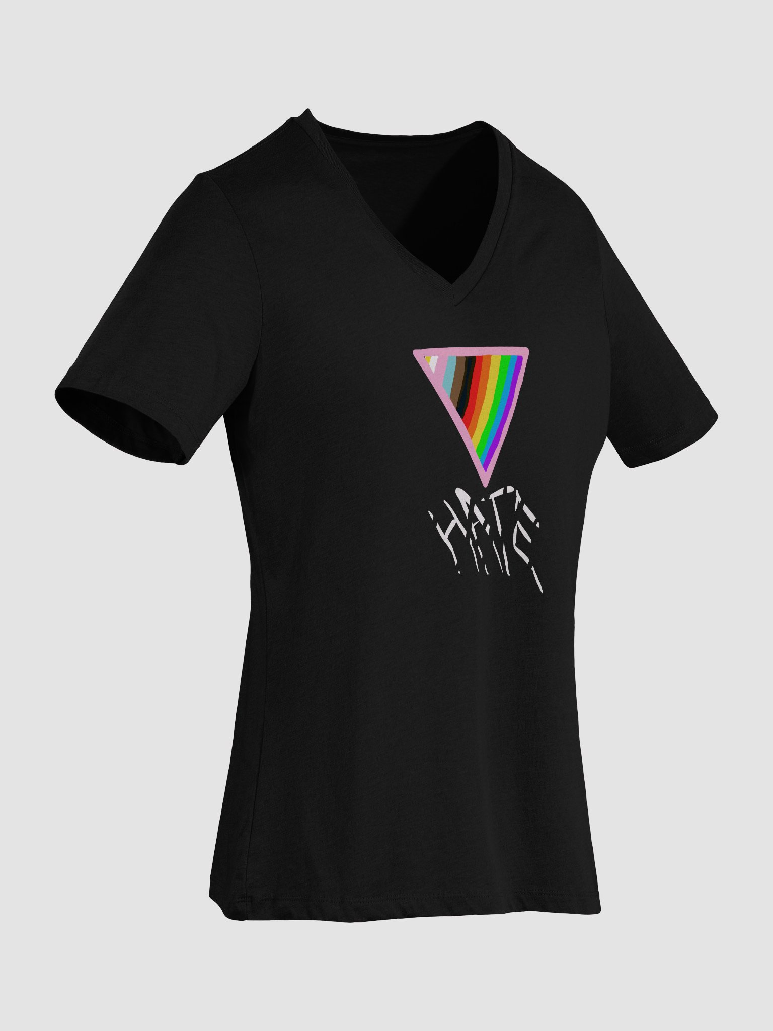 Crush Hate Relaxed V-Neck Tee product image (31)