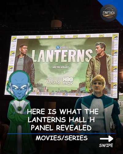 Everything major thing announced during the Hall H Lanternns panel:
- New trailer.
- Series will be centered around Manhunter...