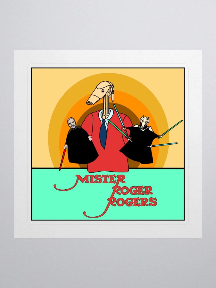 Mister Roger Rogers Sticker product image (2)