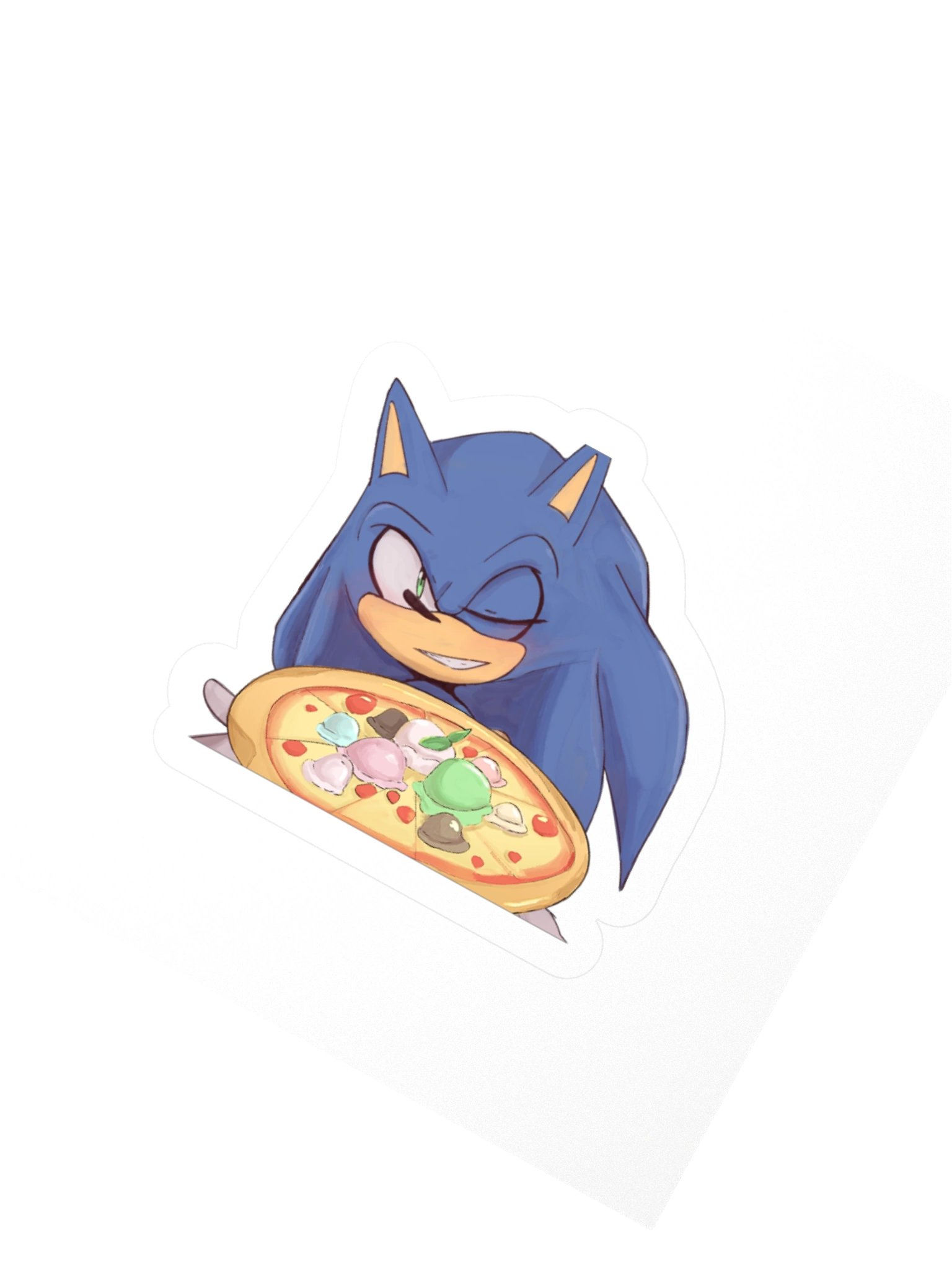 Sonic Pizza Ice Cream - Sticker product image (3)