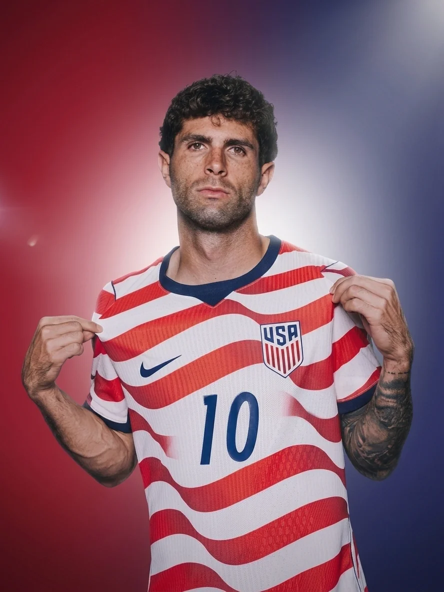 Christian Pulisic #10 USA World Cup 2026 Jersey | Host Nation Edition product image (1)
