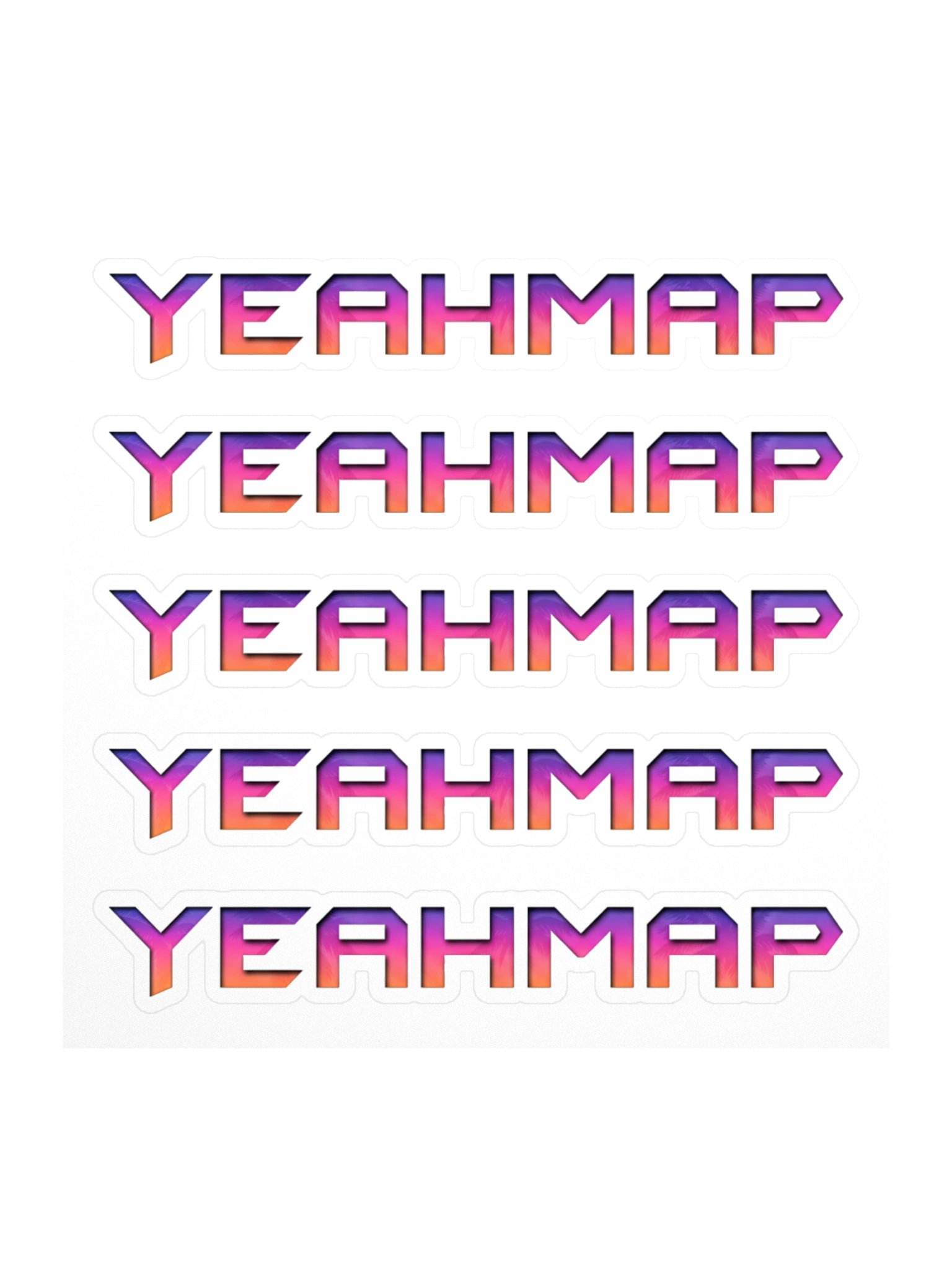 YEAHMAP.GTA - STICKER - BASIC product image (1)