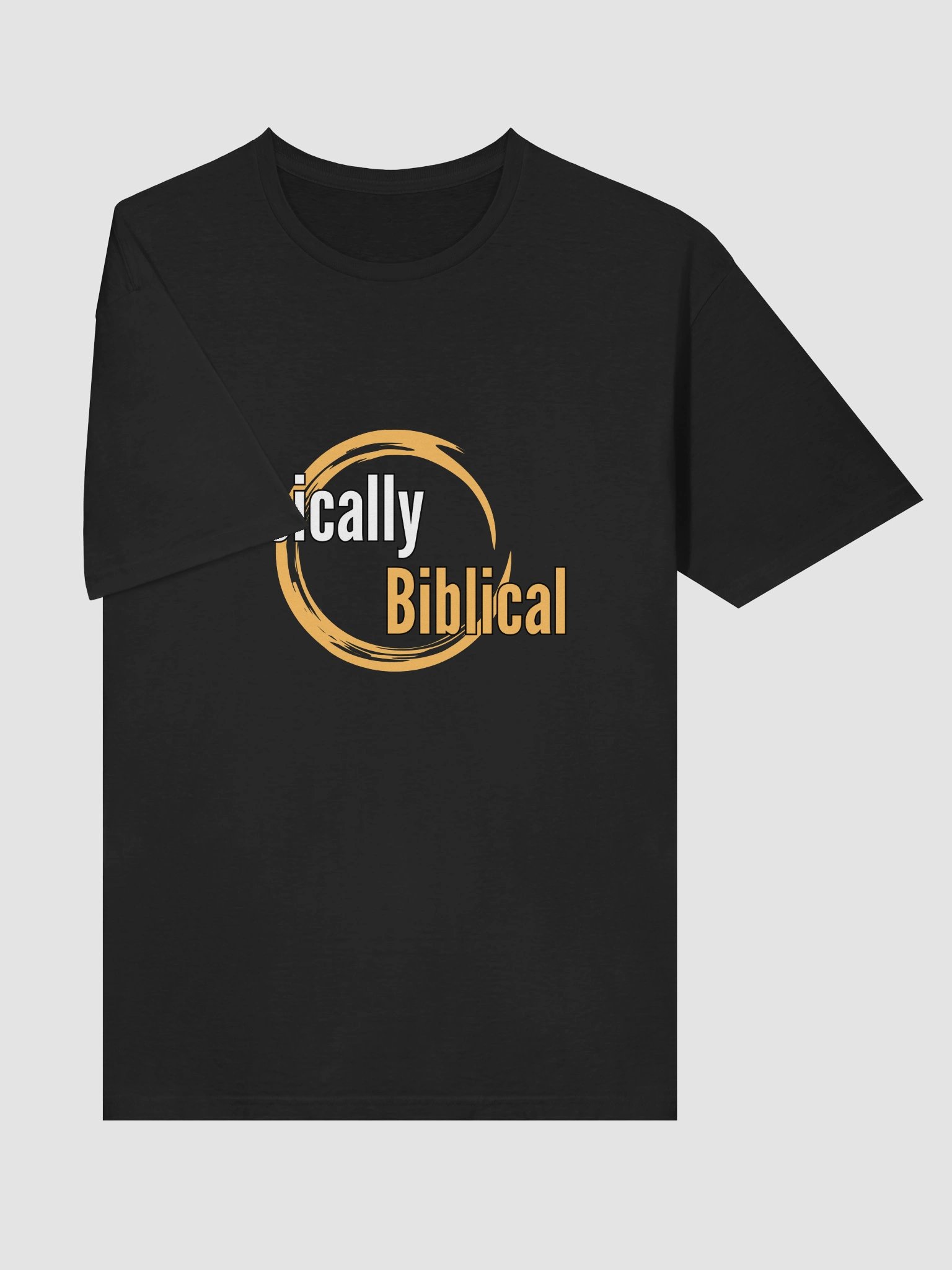 Basically Biblical Circle Logo T-Shirt (Black) product image (5)