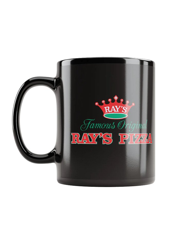 Ray's Pizza Black Glossy Mug product image (2)