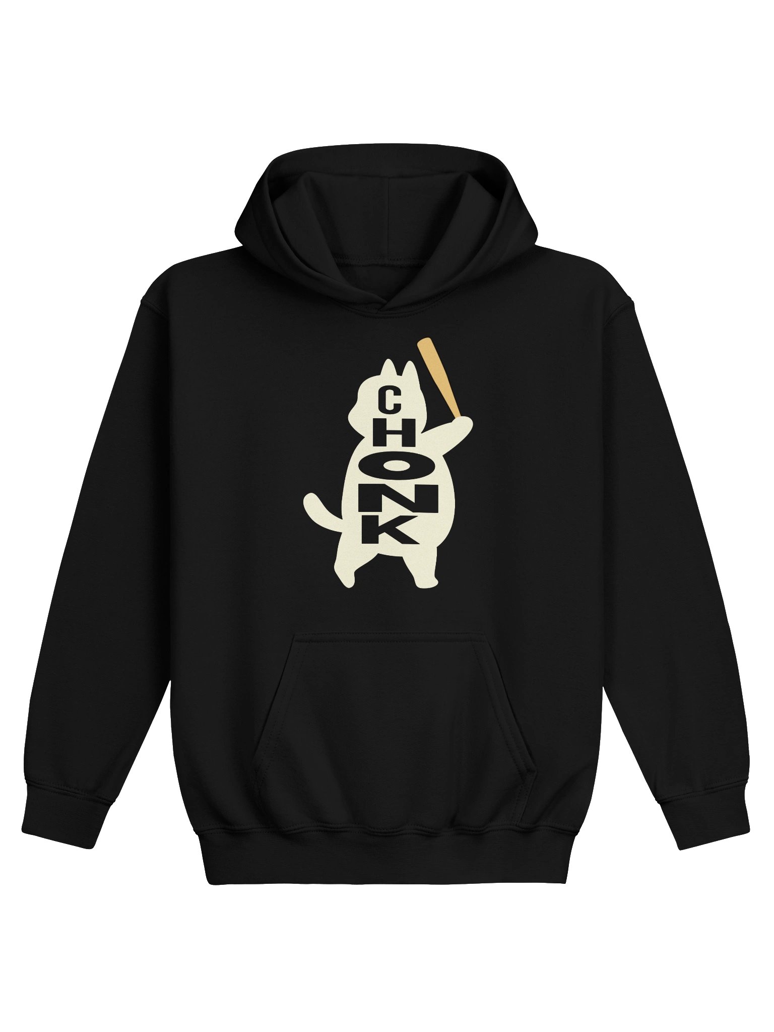 Baseball Chonk Cat - Unisex Youth Hoodie product image (1)