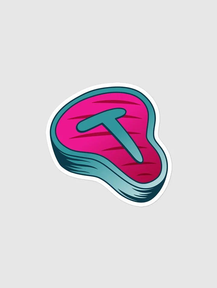 pnkntndr Steak Bubble-free sticker product image (1)