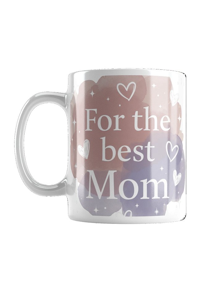 For The Best Mom Pastel Hearts Ceramic Mug product image (1)