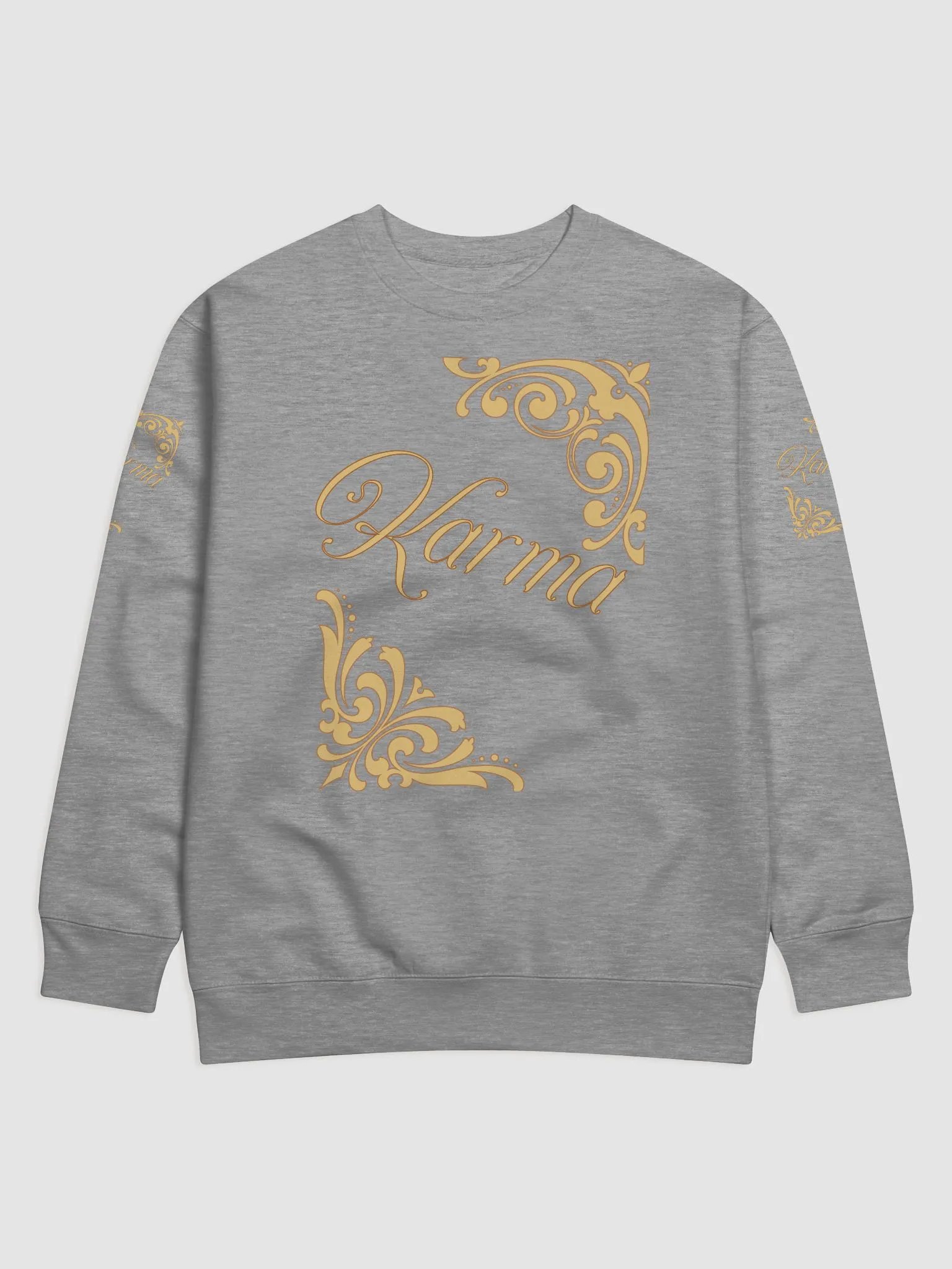 Karma Floral Script Premium Sweatshirt product image (8)