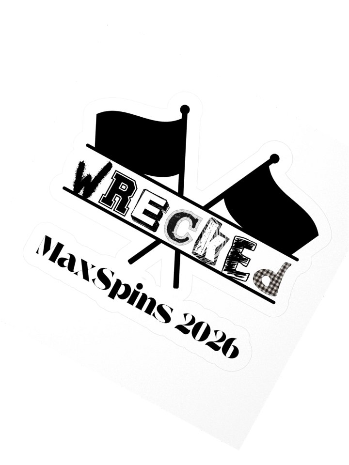 WRECKED Max Spins Vinyl Sticker product image (4)
