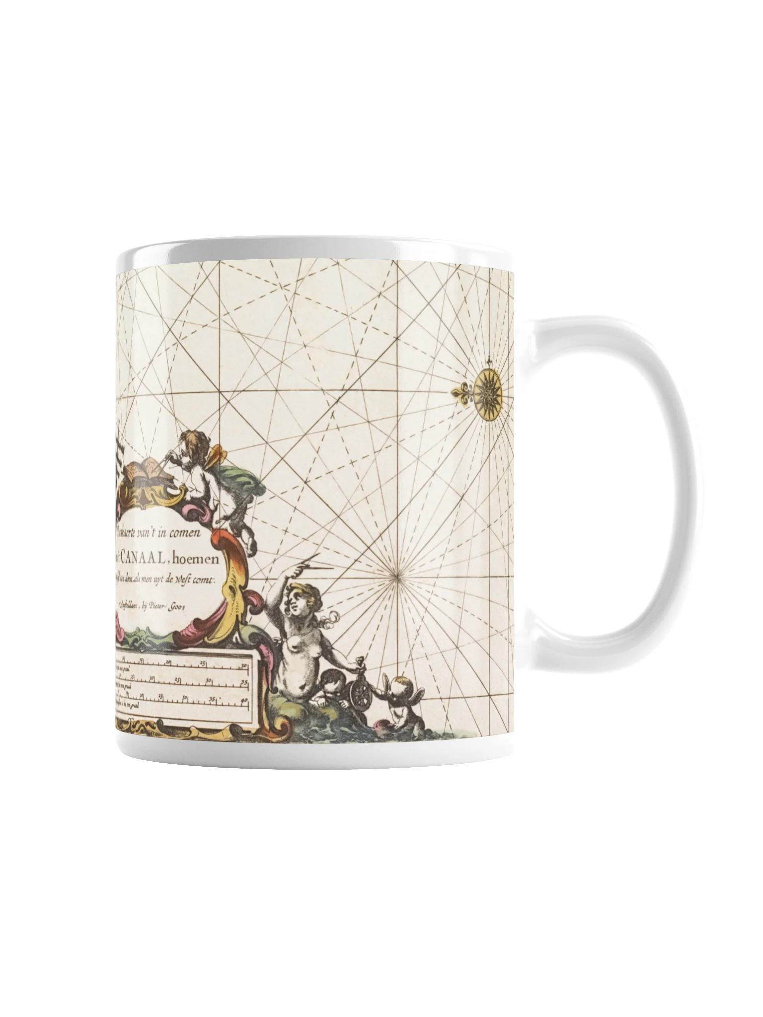 Vintage Nautical Map Mug product image (3)