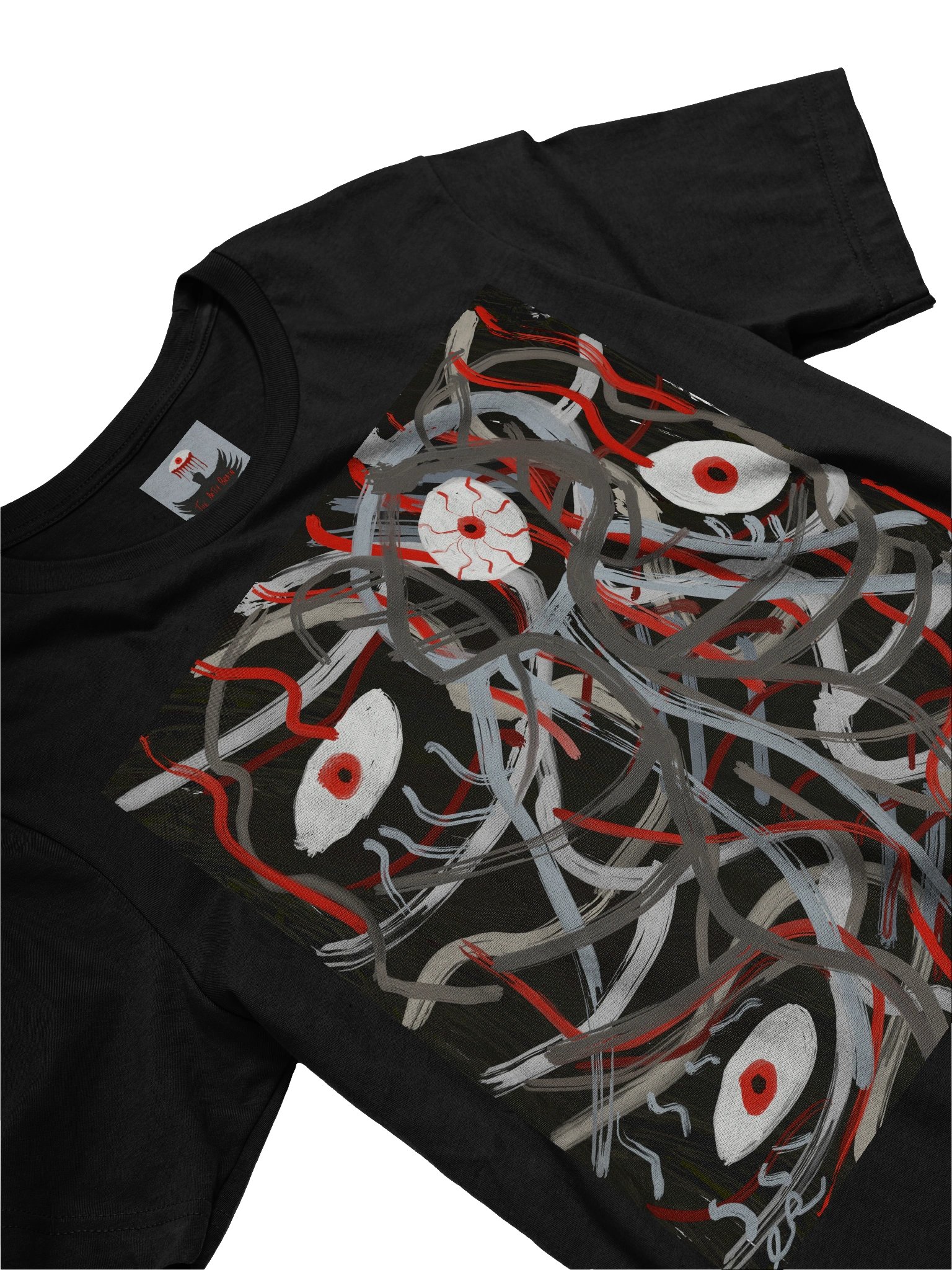 Tangled Ribbons: Bold Abstract Art Tee product image (3)
