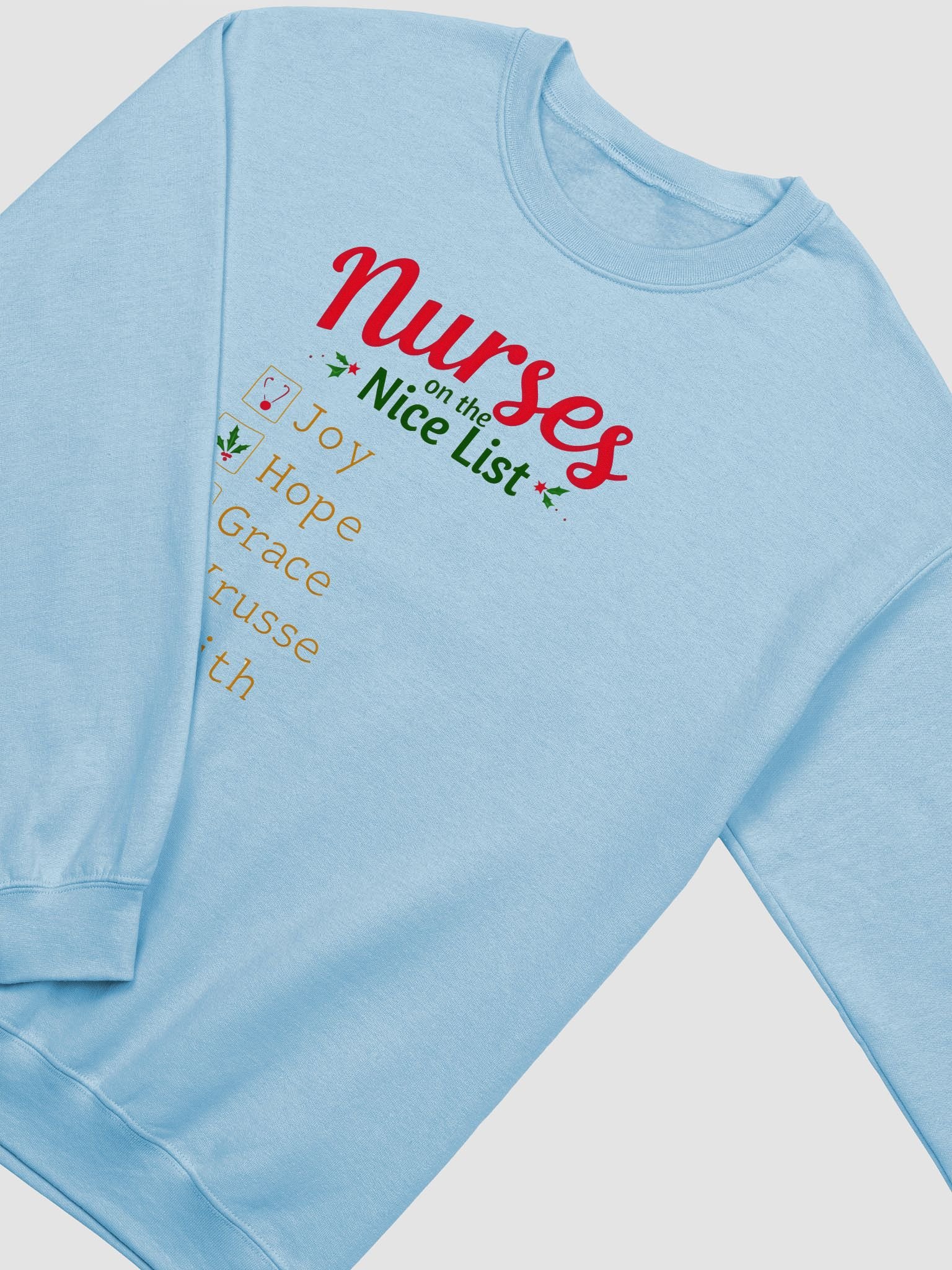Festive Nurses on the Nice List Sweatshirt product image (10)