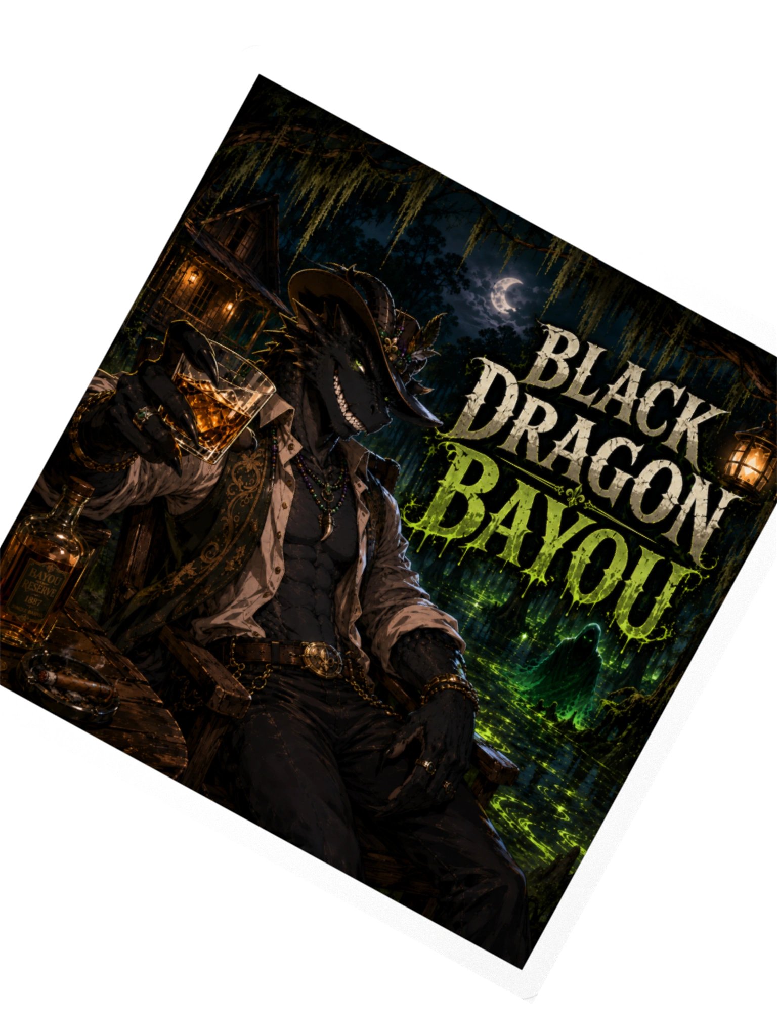 Black Dragon Bayou Sticker product image (2)