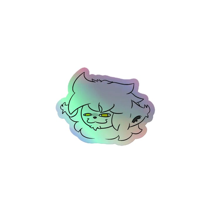 Sus Face Holo Sticker product image (1)