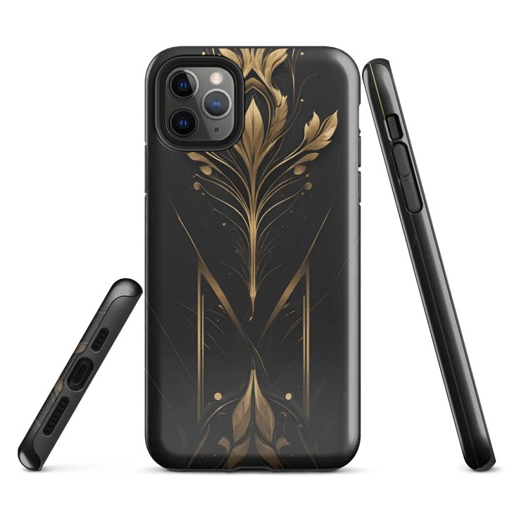 Tough Case for iPhone® – Midnight Flora product image (1)