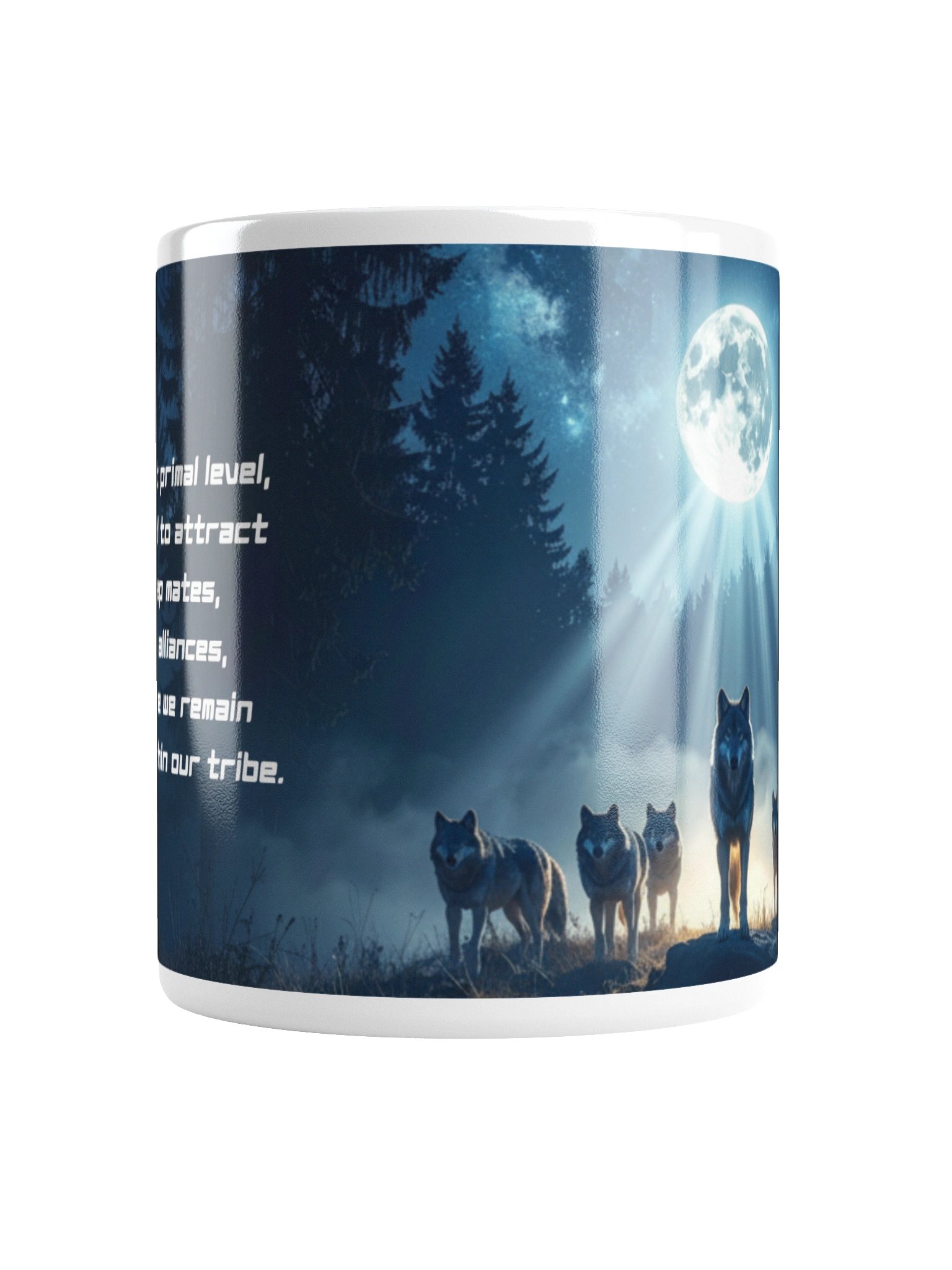 Rise Anyway. Even When They Don’t. Momentum Mug – Wolf Moon product image (3)