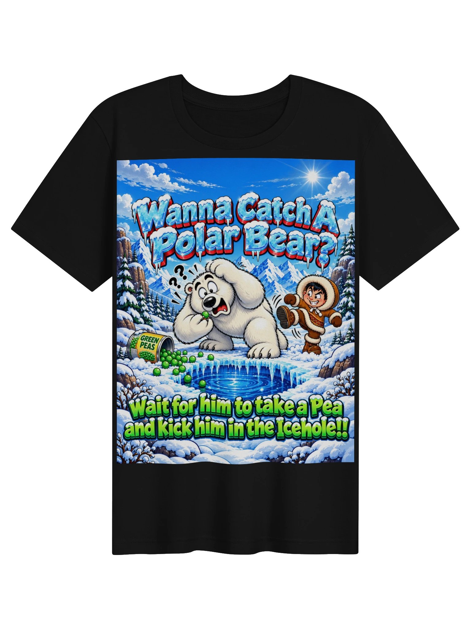 1 Earth Prints Polar Bear Bella+Canvas Unisex Jersey Tee product image (1)