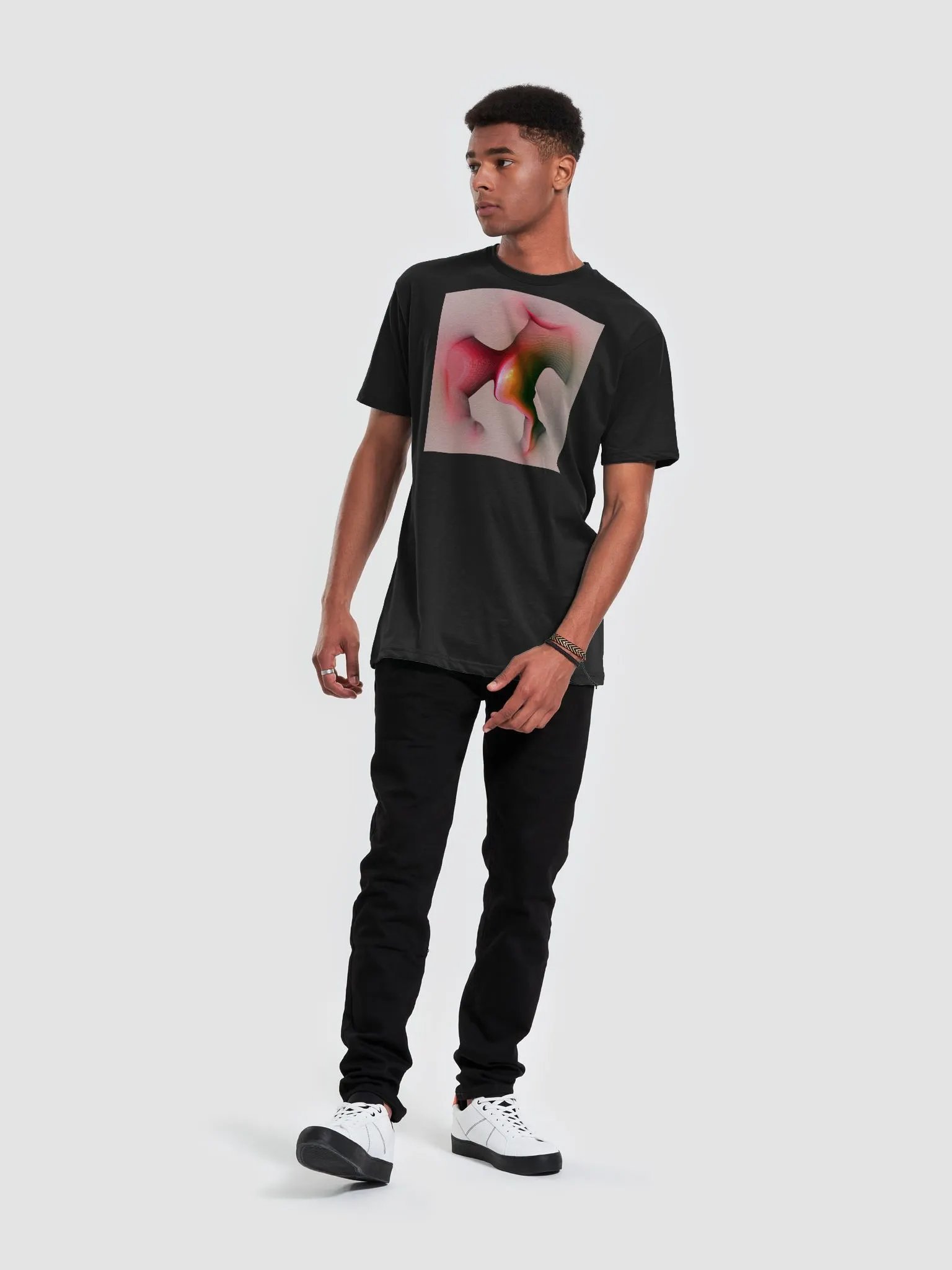 Galloping Horse Algorithmic Art T-SHIRT product image (3)