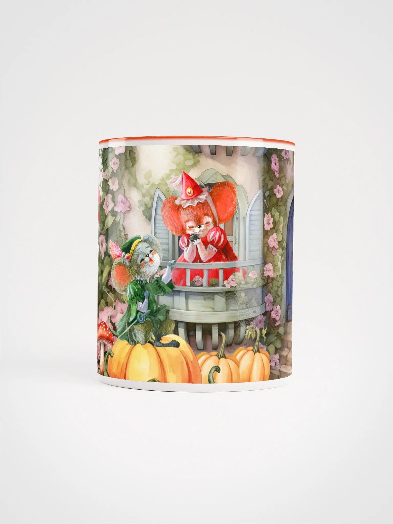Four Seasons of Love: Autumn Serenade Mug | Fall Romance Ceramic Drinkware product image (5)