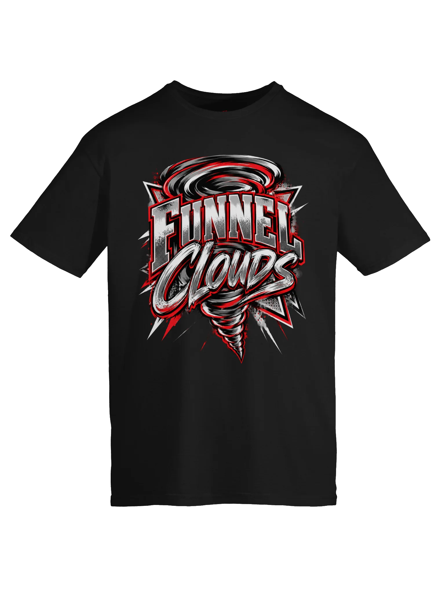 Oklahoma Twisters | Funnel Clouds Adult Tee product image (14)