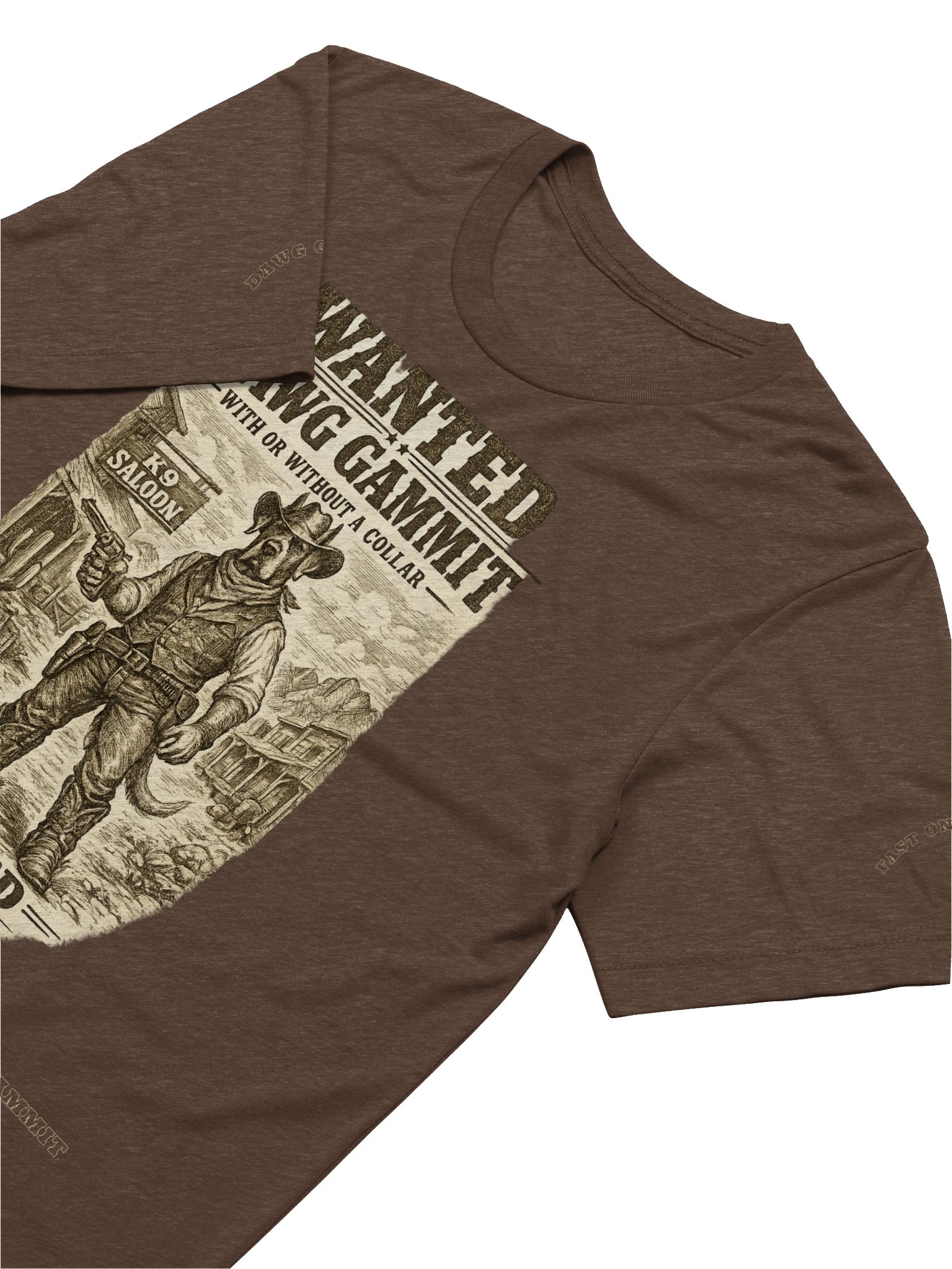 DAWG GAMMIT™ WANTED Great Dane Triblend T-Shirt product image (17)