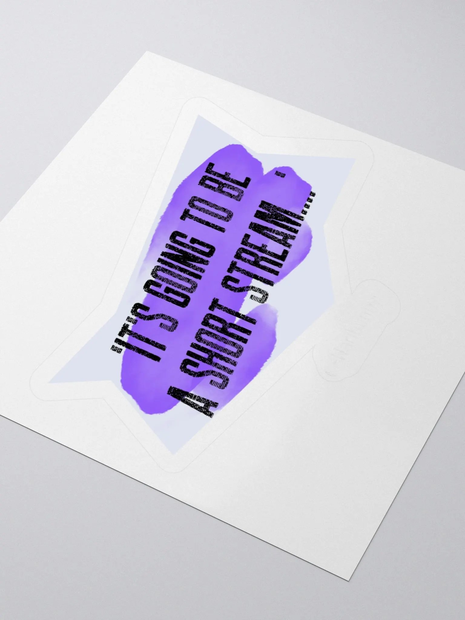 Short Stream Sticker product image (3)