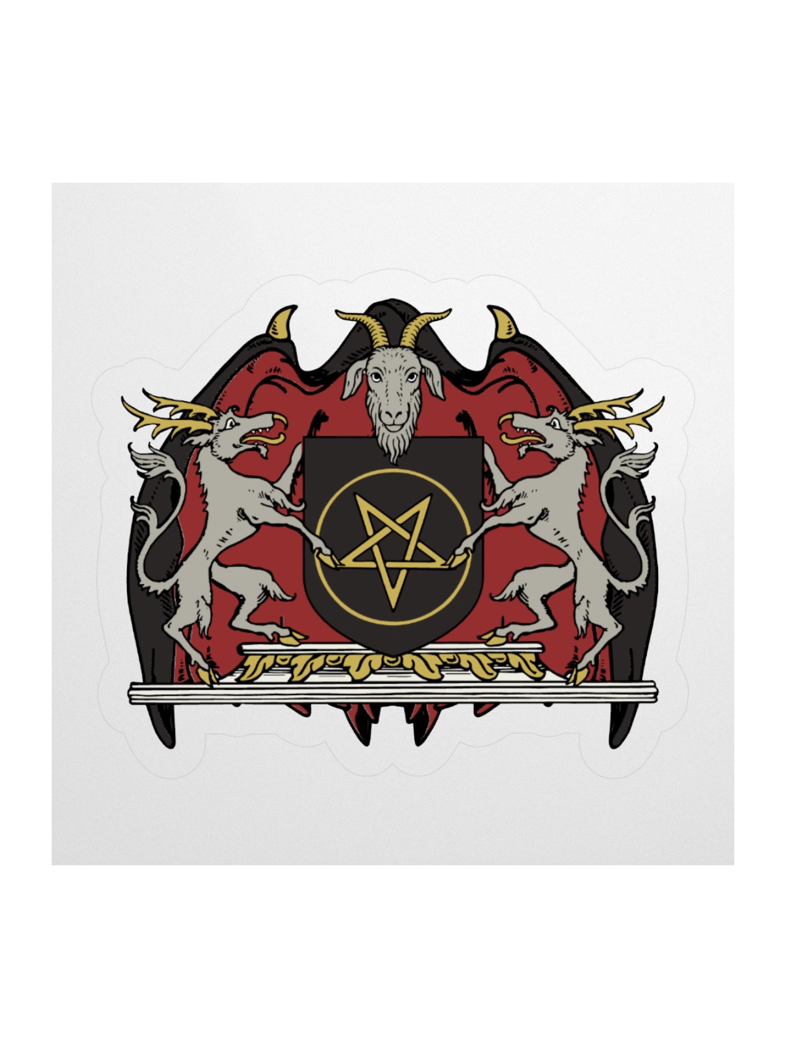 The Sigil of the Abyss Kiss Cut Sticker product image (1)