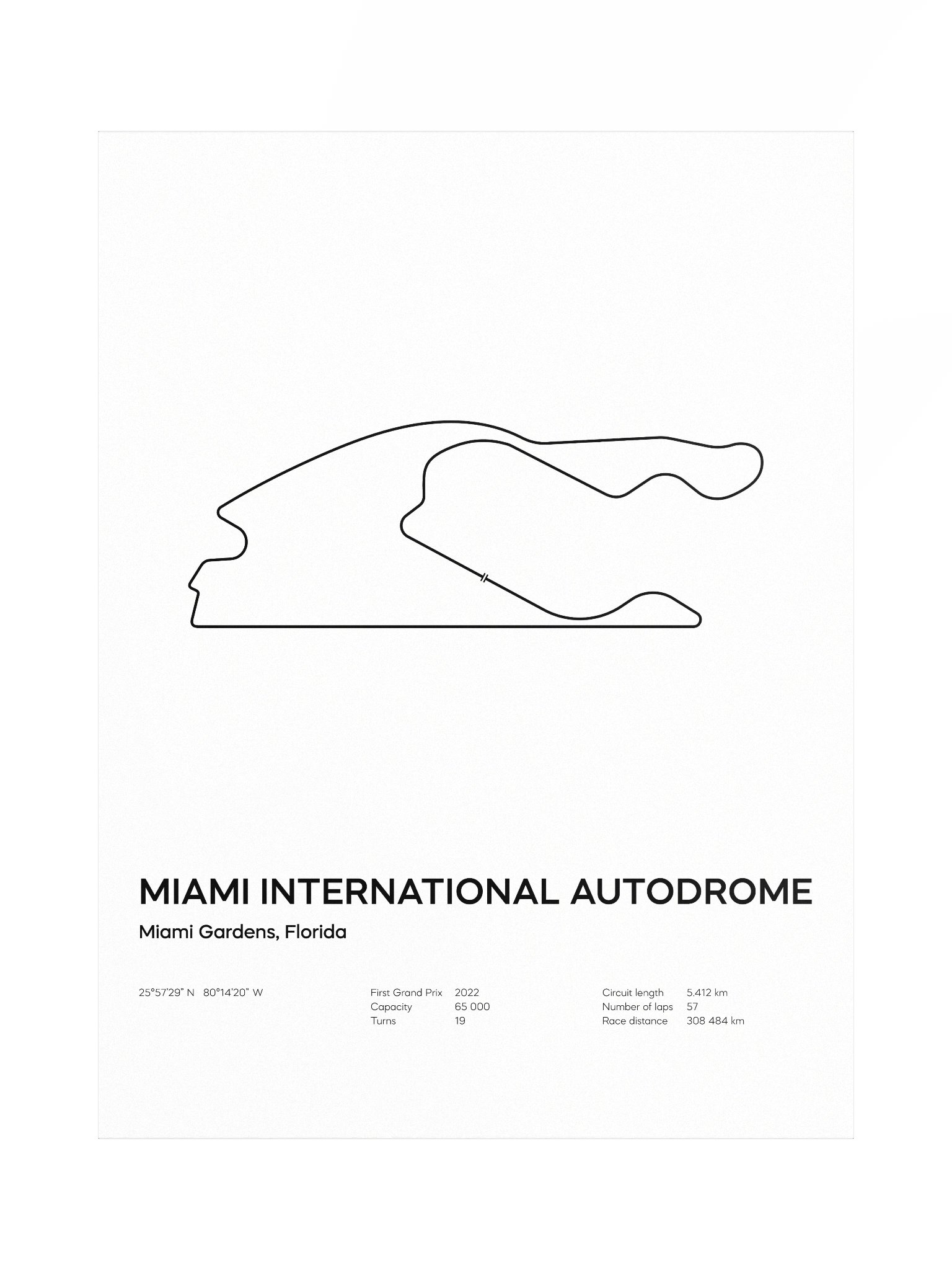 Miami International Autodrome Grand Prix Poster product image (4)