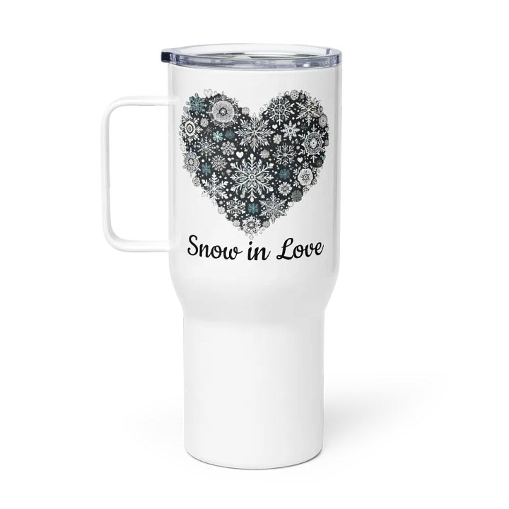 Snow in Love Travel Mug - Valentine's Day 2025 product image (1)