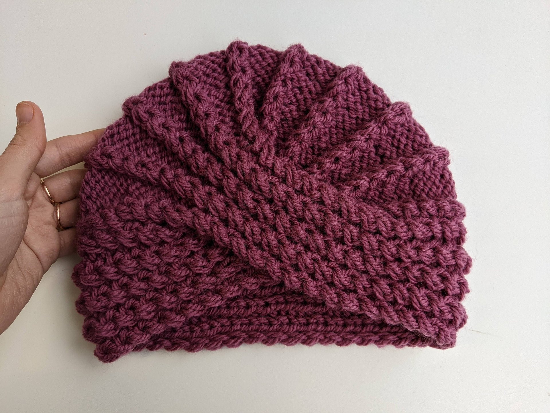 Knit Turban Hat Pattern product image (8)