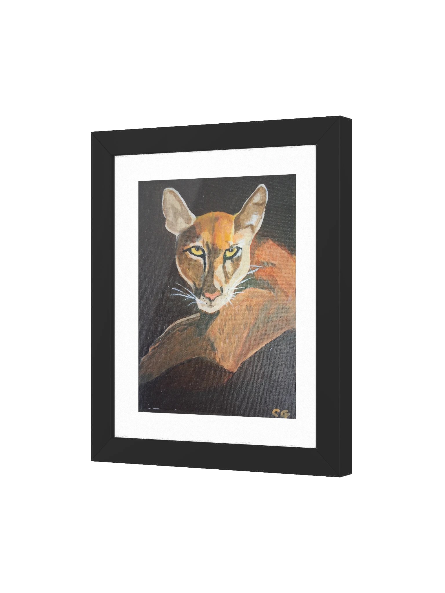 A Serious Puma from Carate — Framed Poster product image (7)