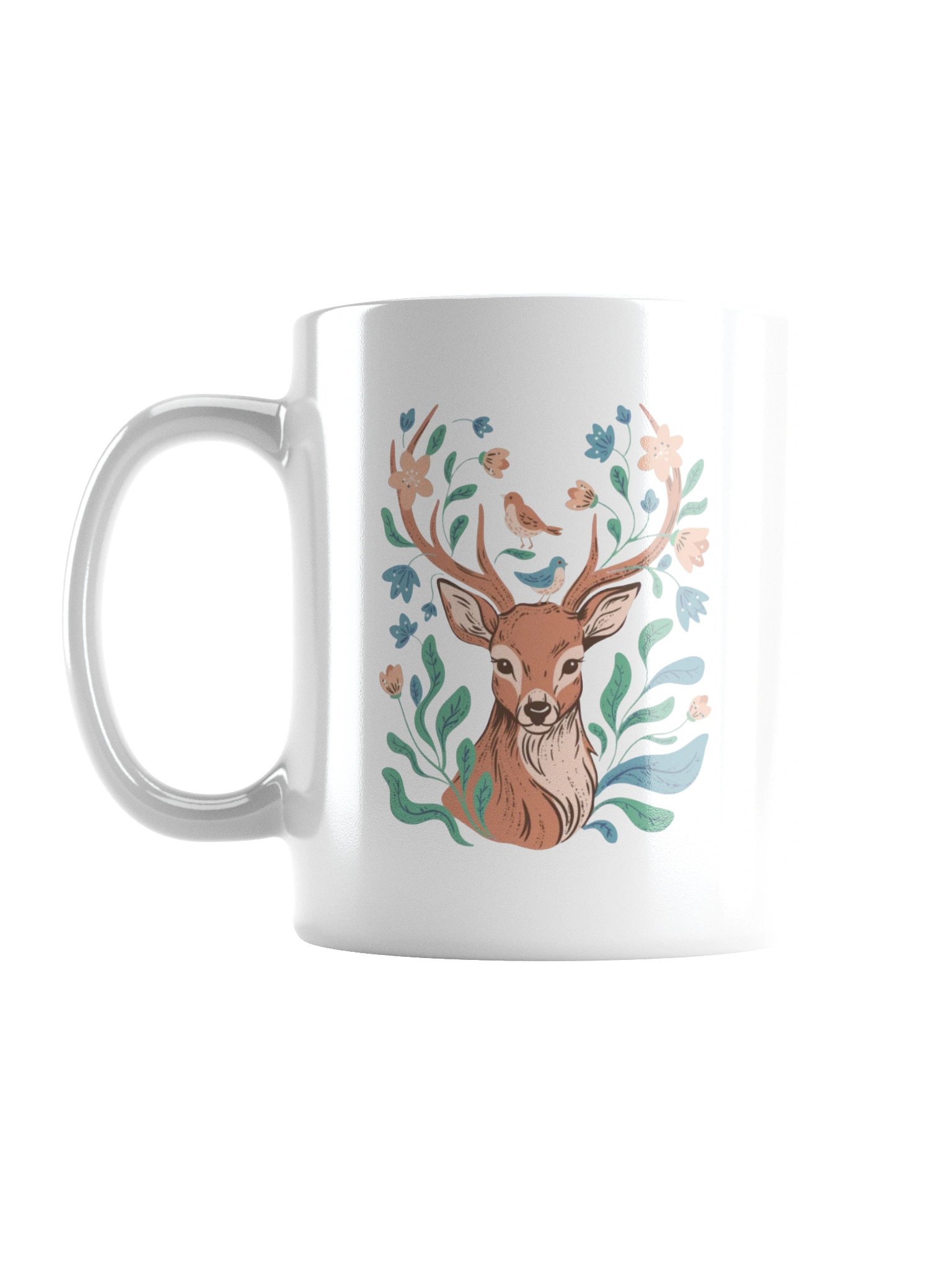 Deer in Wildflowers Coffee Mug product image (1)