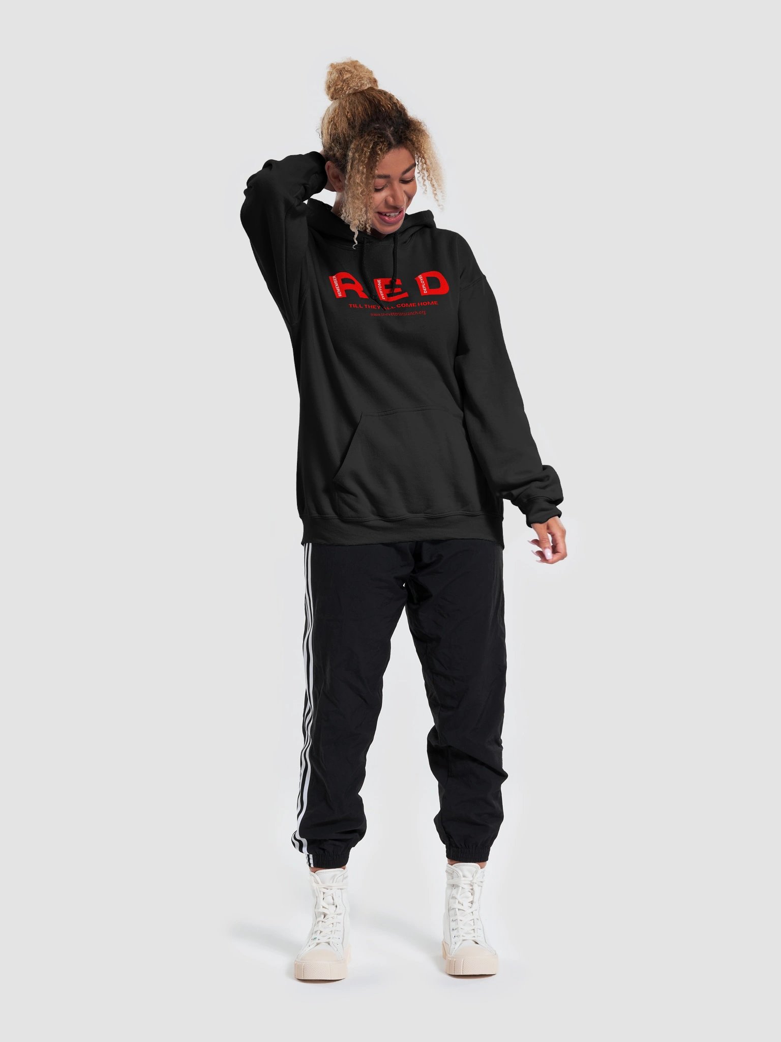Remember Everyone Deployed Black Hoodie product image (5)