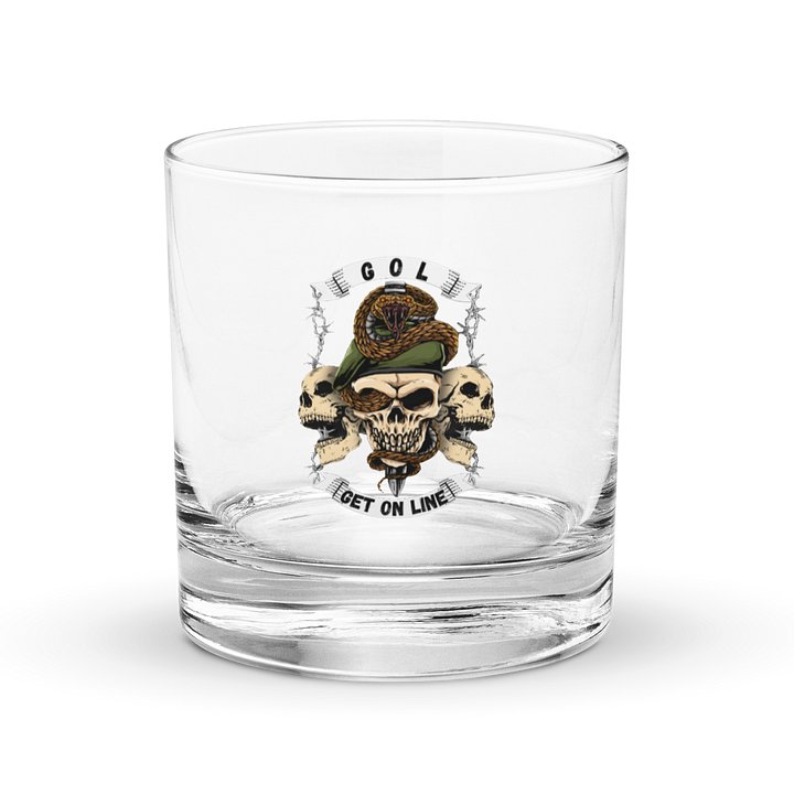 Get On Line Rocks Glass product image (1)