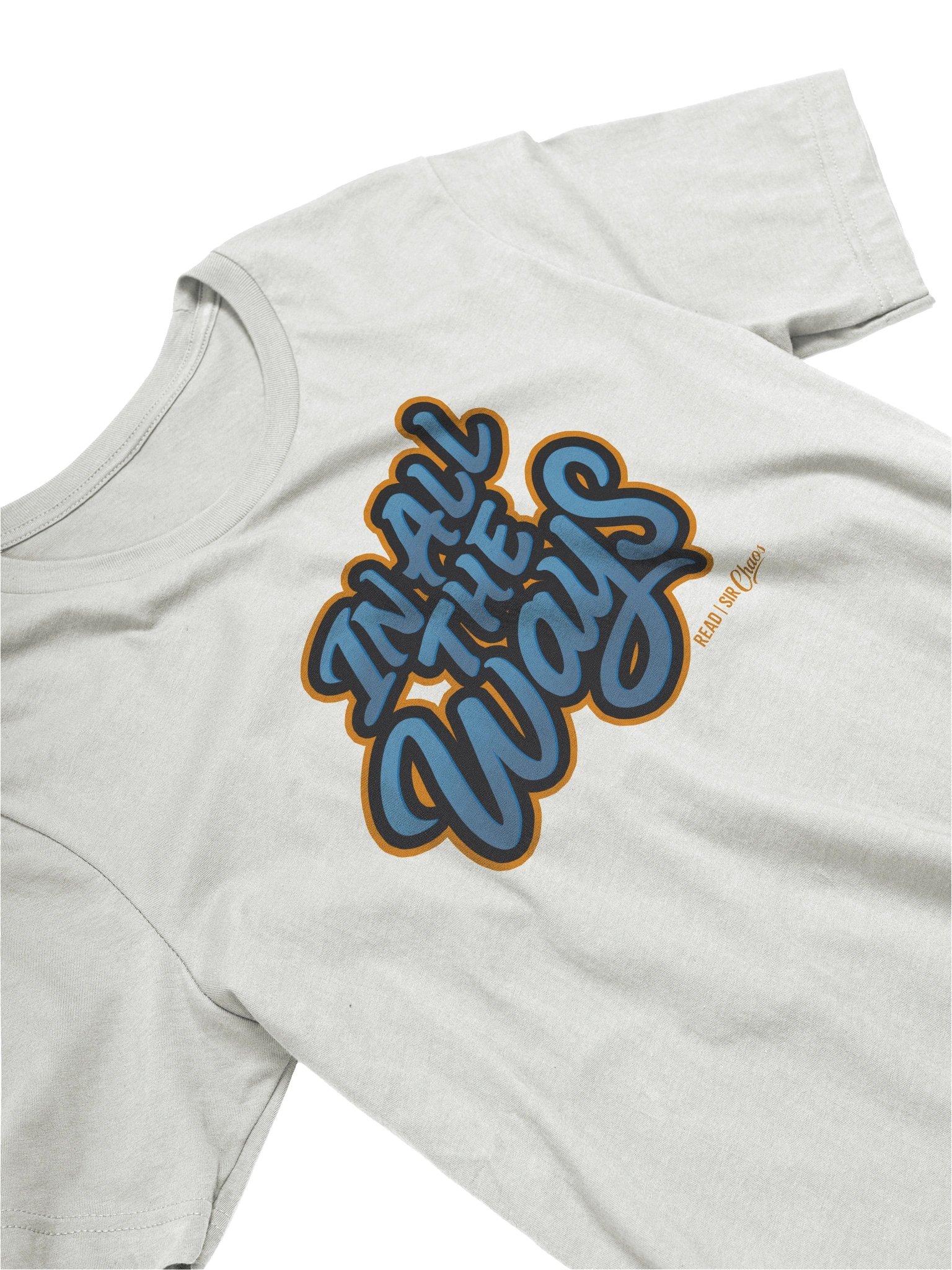 In All the Ways Tshirt (Blues and Orange Light) product image (3)
