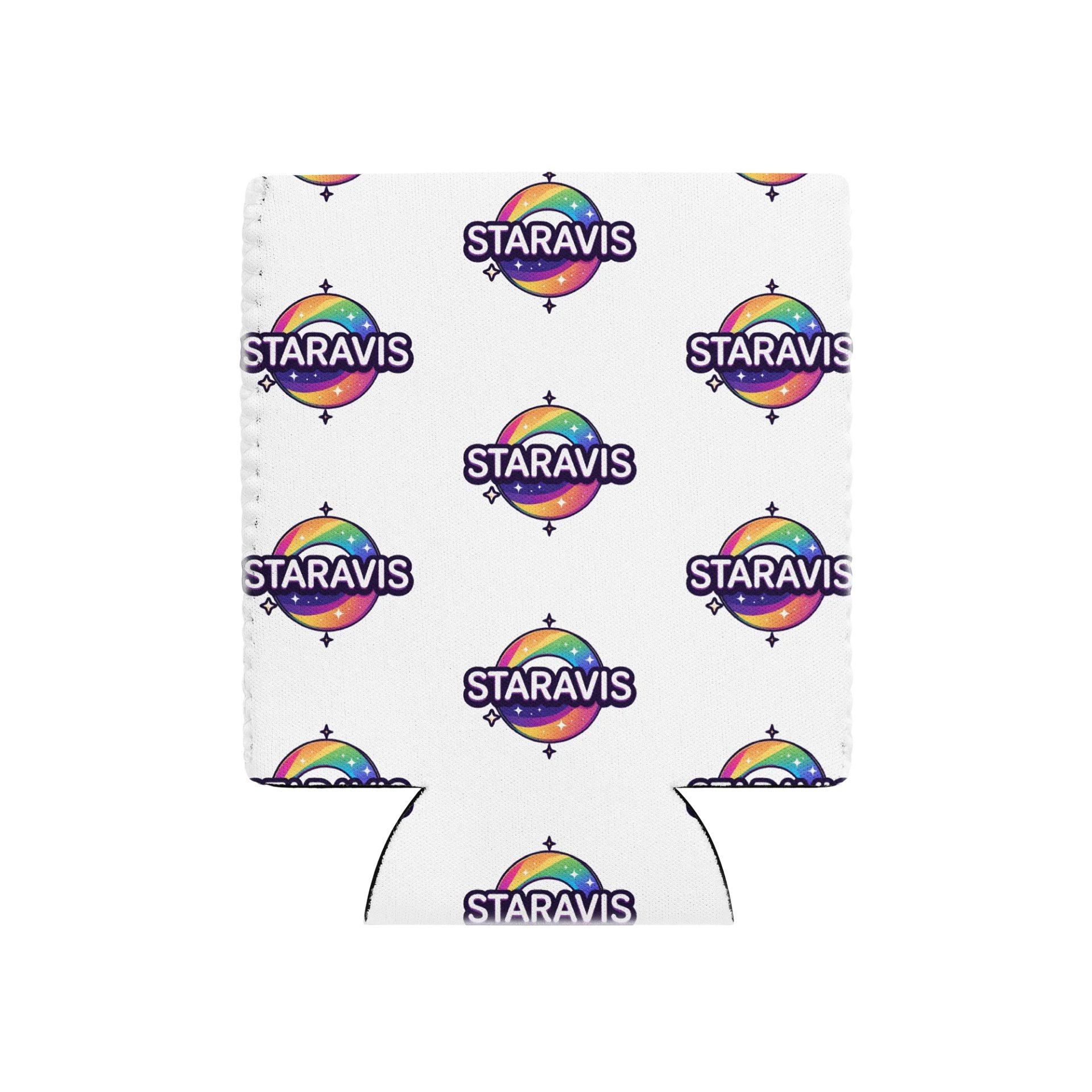 Rainbow Star Can Cooler product image (1)