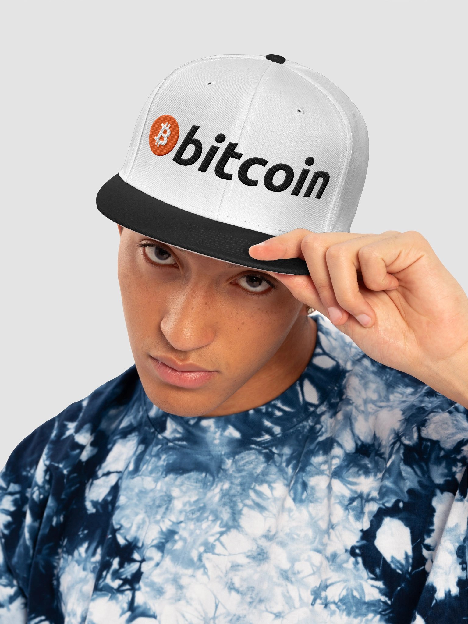 Bitcoin Hat White product image (5)