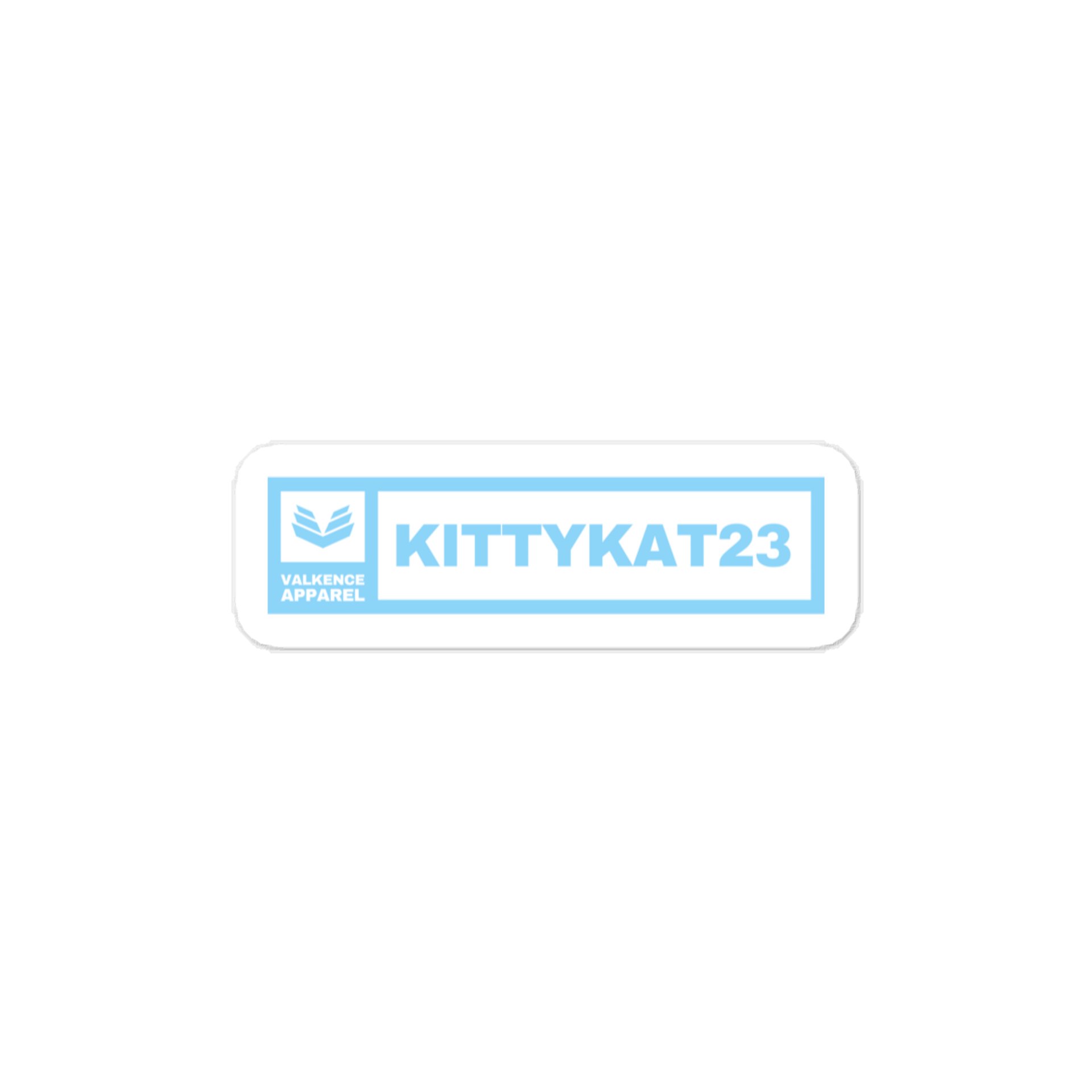 Kittykat23 Kiss-Cut Sticker - Light Blue product image (1)