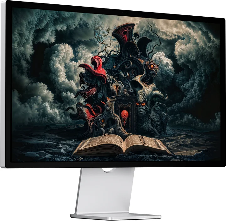 Tome of Nightmares Desktop Wallpaper product image (2)