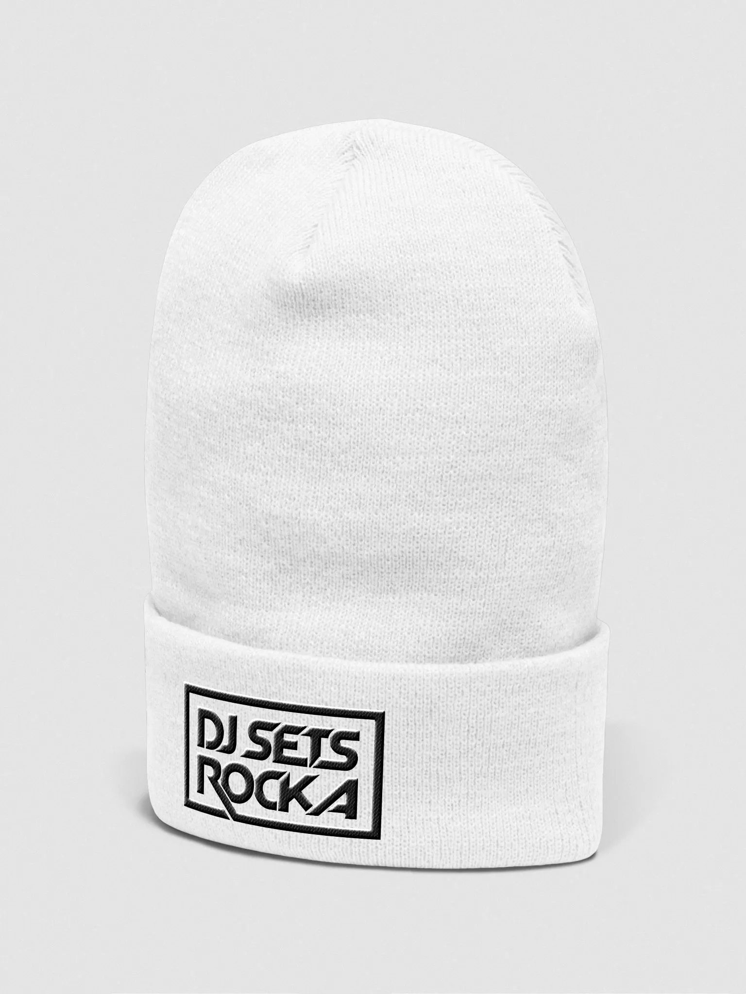 DJSETSROCKA White Beanie product image (2)