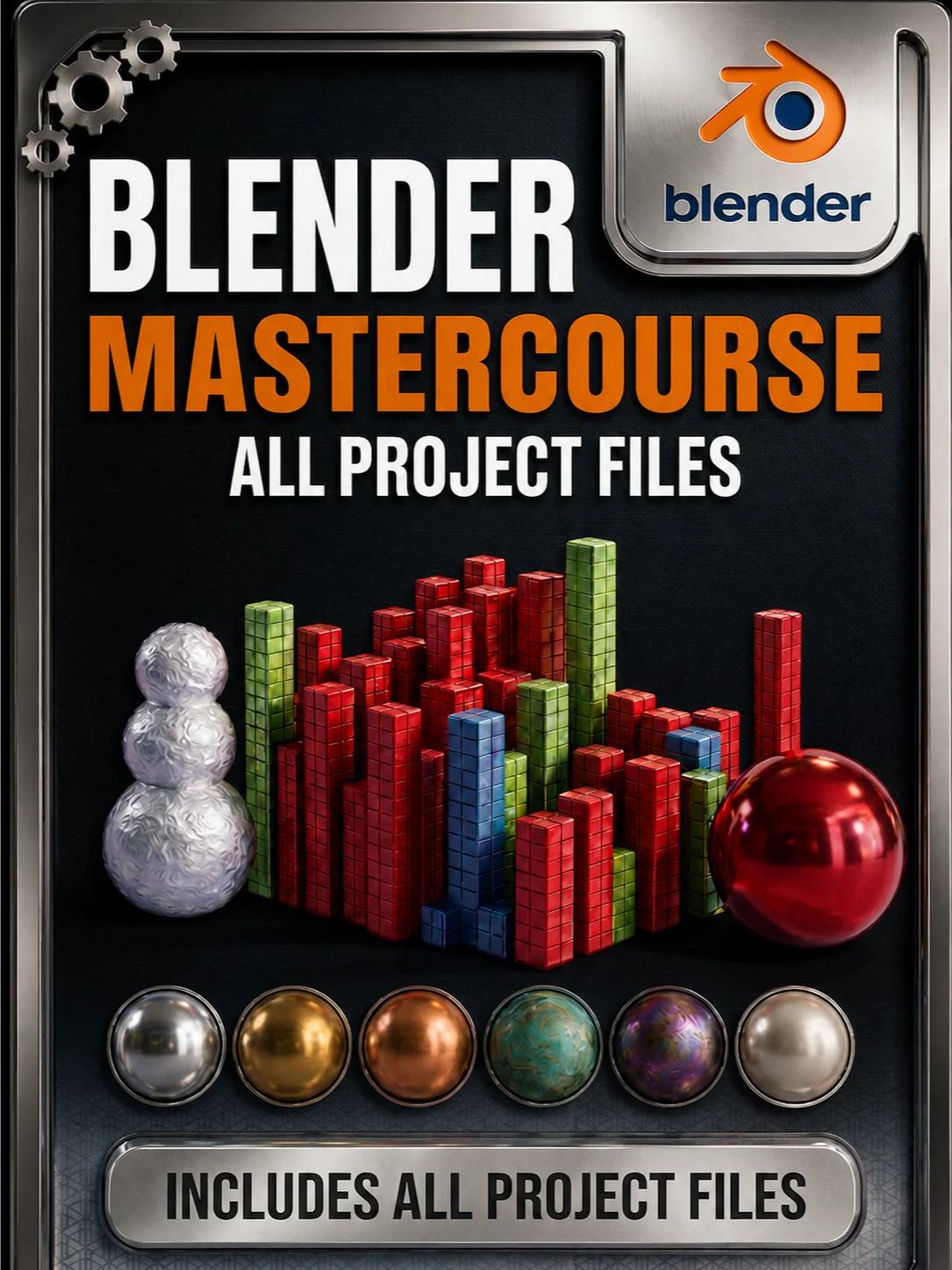 ALL Project Files: Blender Mastercourse product image (1)